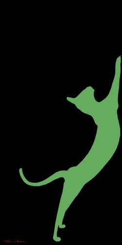 ORIENTAL Almond green Oriental cat Showroom - Inkjet on plexi, limited editions, numbered and signed. Wildlife painting Art and decoration. Click to select an image, organise your own set, order from the painter on line